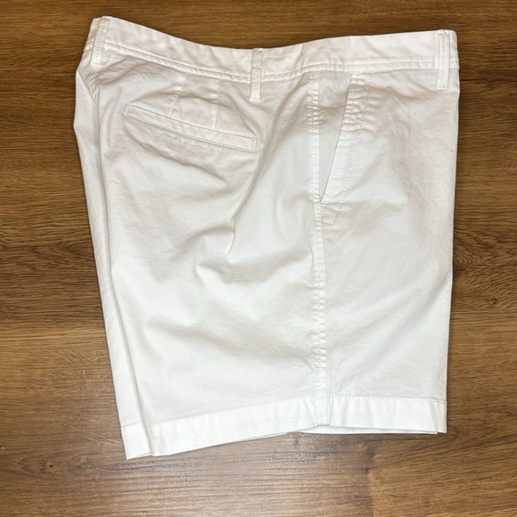 Talbots Relaxed Chino Short 6” White Stretch Women’s 12P - Picture 4 of 6
